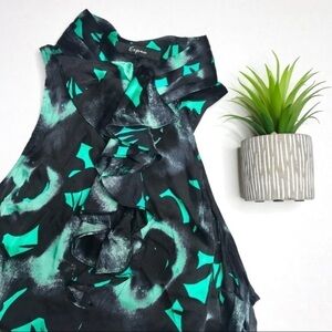 EXPRESS Cutout Floral Blouse